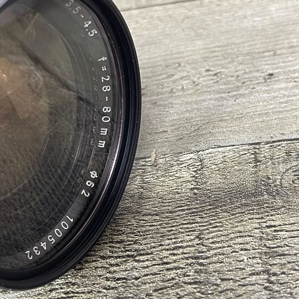 Vivitar C1MKO Mt Series 28-80mm Camera Lens Untested As Is